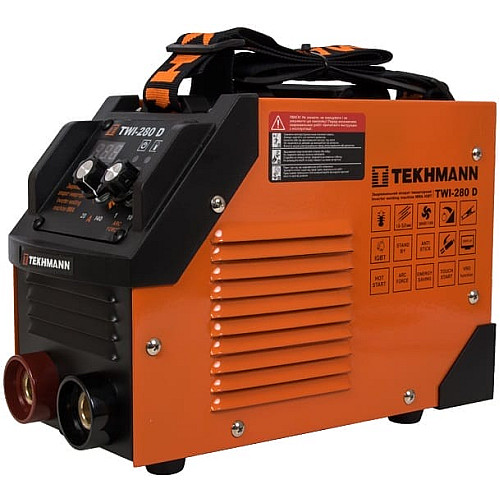 Сварочный аппарат инверторный Tekhmann TWI-280 D 140А 5.2кВт 170-270В форсирование дуги 3кг
