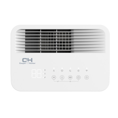 Осушувач повітря Cooper&Hunter CH-D008WD9-16LDWF, 16л.на добу, 22м.кв  , 125м3/год, 245Вт, дисплей, ел.кер-ня, Wi-Fi, таймер., білий