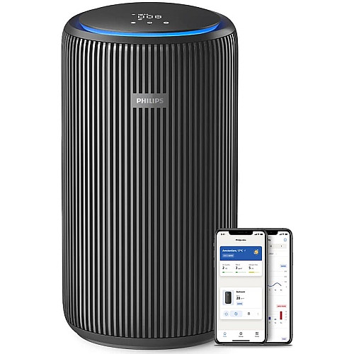 Воздухоочиститель Philips PureProtect 3200, 135м2, 520м3/час, HEPA +угольный фильтр, Wi-Fi, 5 режима, сине-серый