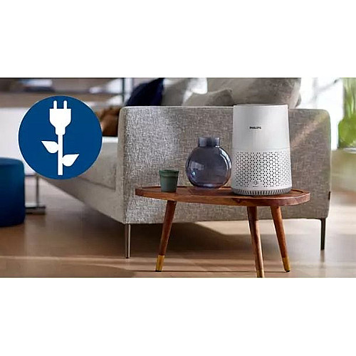 Воздухоочиститель Philips Series 600i, 40м2, 170м3/час, дисплей, HEPA фильтр, Wi-Fi, 3 режима, белый
