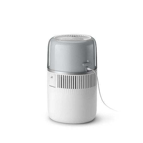Зволожувач повітря Philips традиційне зволоження Series 5000, 56м2, 4.5л, 400мл/г, електр. кер-ння, режим сну, нічник, білий