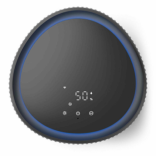 Воздухоочиститель Philips 2 в 1 PureProtect Water Series 3400, 78м2, 300м3/час, Nano, НЕРА,пред.,угольный фильтр, Wi-Fi, датчик качества, температ,влажности, темно-серый
