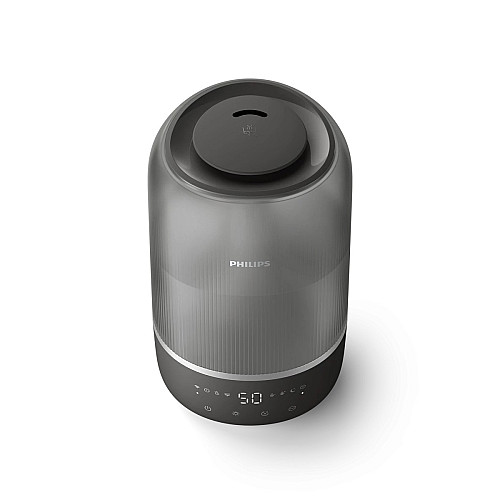 Увлажнитель воздуха Philips традиционное увлажнение Series 1000, 41м2, 3л, 275мл/г, электр. управление, режим сна, ночник, темно-синий