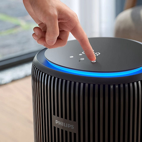 Воздухоочиститель Philips PureProtect 3200, 135м2, 520м3/час, HEPA +угольный фильтр, Wi-Fi, 5 режима, сине-серый