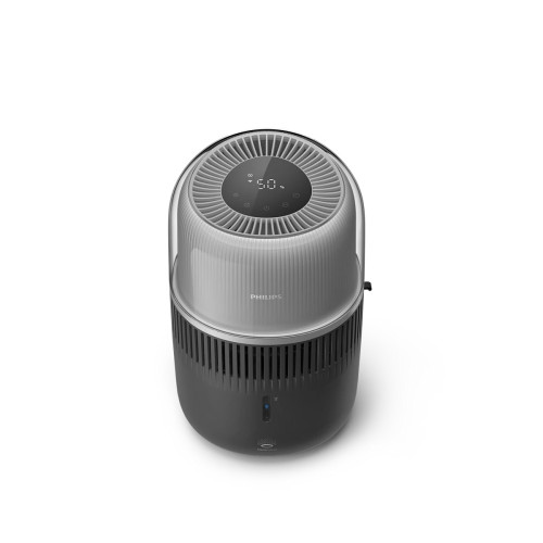 Зволожувач повітря Philips традиційне зволоження Series 5001, 56м2, 4.5л, 400мл/г, електр. кер-ння, режим сну, нічник, темно-синій