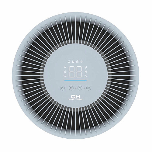 Осушитель воздуха Cooper&Hunter CH-D014WDC-30LDWF, 30л.в сутки, 42м.кв, 185м3/ч, 505Вт, дисплей, эл.кер-ния, сушка X-fan, Wi-Fi, таймер. , белый