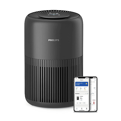 Воздухоочиститель Philips PureProtect Mini 900, 65м2, 250м3/час, HEPA +угольный фильтр, датчик качества воздуха,Wi-Fi, темно-серый
