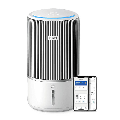 Воздухоочиститель воздуха Philips Series 3400, 78м2, 300м3/час, 3-х слой. HEPA фильтр +угольный фильтр, Wi-Fi, 5 режима, белый