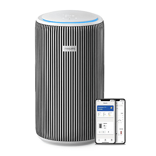 Воздухоочиститель Philips Series 3200, 135м2, 520м3/час, HEPA +угольный фильтр, Wi-Fi, 5 режима, серебристо-белый