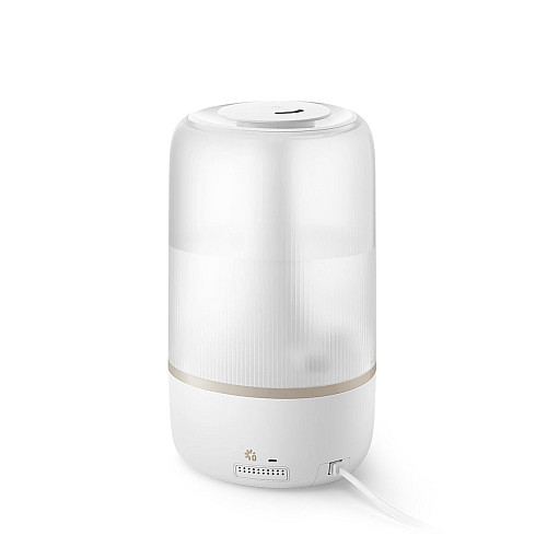 Увлажнитель воздуха Philips традиционное увлажнение Series 1001, 41м2, 3л, 275мл/г, электр. управление, режим сна, ночник, белый