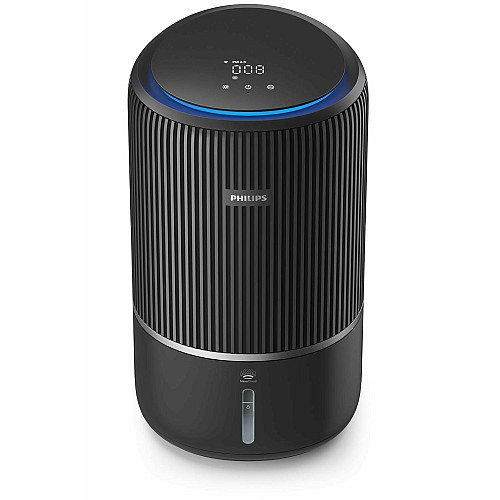 Воздухоочиститель Philips 2 в 1 PureProtect Water Series 3400, 78м2, 300м3/час, Nano, НЕРА,пред.,угольный фильтр, Wi-Fi, датчик качества, температ,влажности, темно-серый