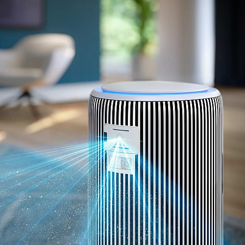 Воздухоочиститель воздуха Philips Series 3400, 78м2, 300м3/час, 3-х слой. HEPA фильтр +угольный фильтр, Wi-Fi, 5 режима, белый