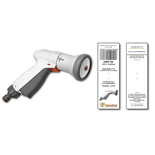 Пістолет для поливу SUPER SPRAY, WHITE LINE, WL-EN8T