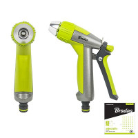 Пистолет для полива металлический регулируемый LIME LINE, LE-5107