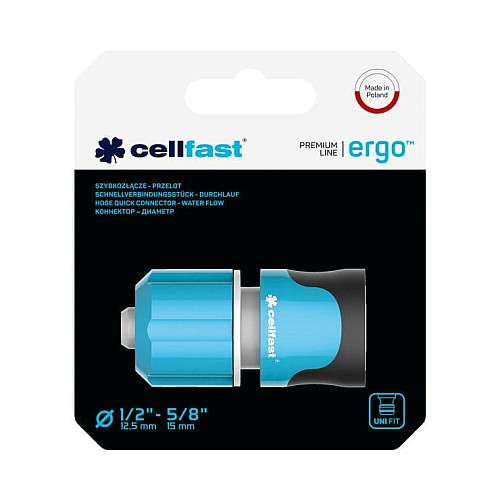 Конектор-діаметр Cellfast ERGO 1/2