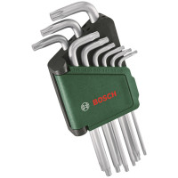 Ключі шестигранні Bosch, T8-T40, набір 9шт