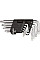 Ключи Torx TOPEX, короткие, CrV, T10-T50, набор 9шт