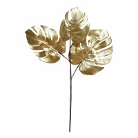 Ветка искусственная Monstera золото 65 см. Engard (TW-20)