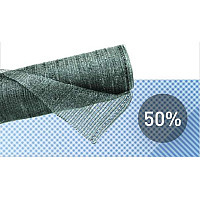 #Cітка полімерна для затінювання 50% (8*50м)