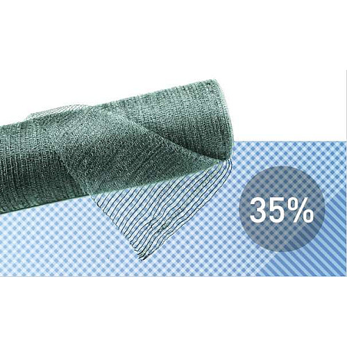 #Cітка полімерна для затінювання 35% (6*50м)