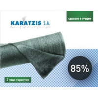 Сетка затененная KARATZIS 85% зеленая 50х6м