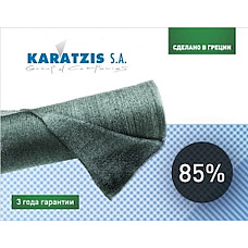 Сітка затінююча KARATZIS 85% зелена 50х3м