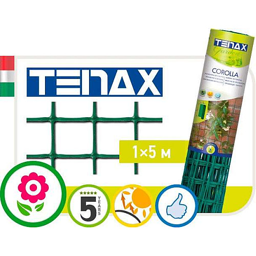 Сітка полімерна Tenax Corolla зелена (1х5м)