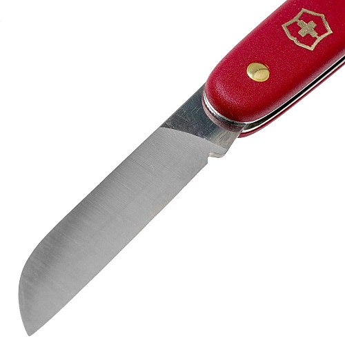 Нож Victorinox Floral Left садовый 100мм/1функ/матовый красный, блистер