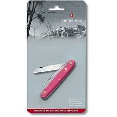 Ніж Victorinox Floral садовий 100мм/1функ/матовий рожевий, блістер