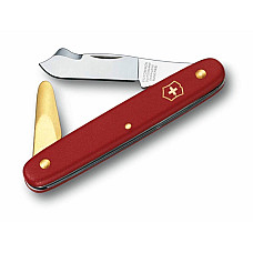 Ніж Victorinox Budding Combi 2 садовий 100мм/3функ/матовий червоний