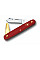 Ніж Victorinox Budding Combi 2 садовий 100мм/3функ/матовий червоний