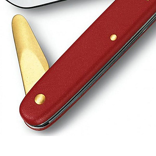Ніж Victorinox Budding Combi 2 садовий 100мм/3функ/матовий червоний