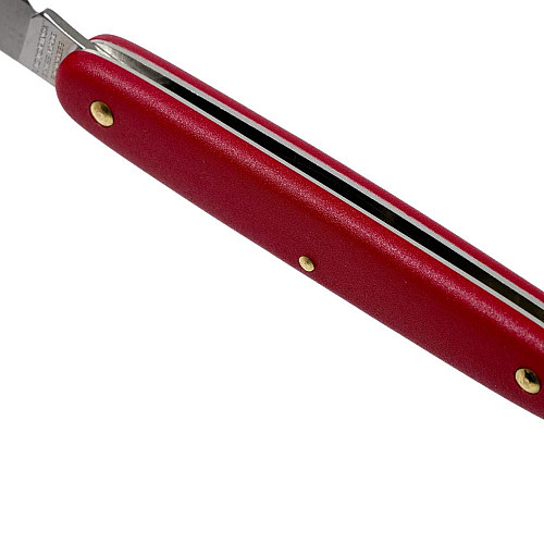 Нож Victorinox Floral Left садовый 100мм/1функ/матовый красный, блистер