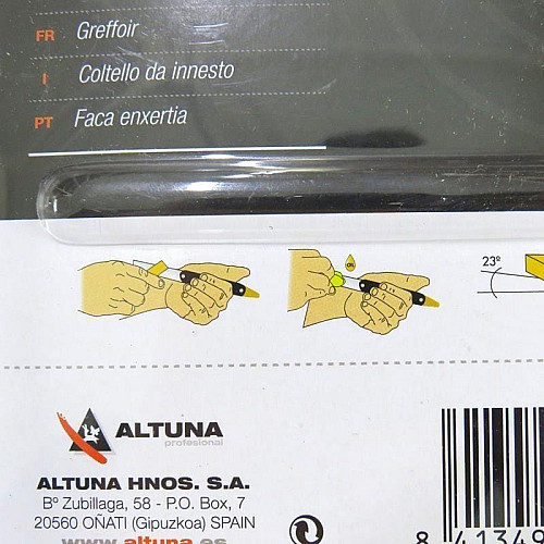 Нож раскладной копировальный Altuna 8420.A с косточкой 200 мм