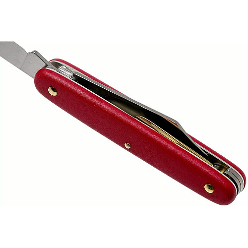 Ніж Victorinox Budding-Pruning 3 садовий 100мм/3функ/матовий червоний, блістер
