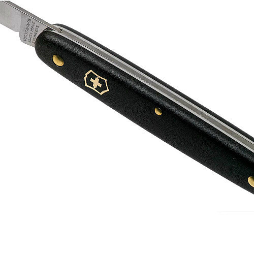 Нож Victorinox Floral садовый 100мм/1функ/матовый черный, блистер