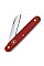 Нож Victorinox Floral Left садовый 100мм/1функ/матовый красный, блистер