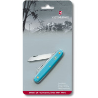 Ніж Victorinox Floral садовий 100мм/1функ/матовий блакитний, блістер