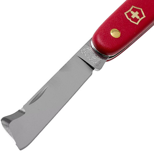 Ніж Victorinox Budding Combi садовий 100мм/2функ/матовий червоний, блістер
