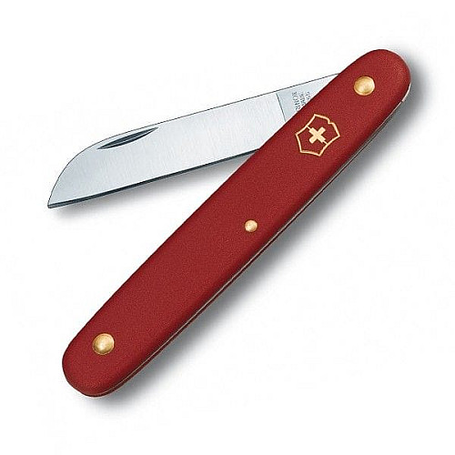 Ніж Victorinox Floral садовий 100мм/1функ/матовий червоний