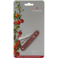 Ніж Victorinox Budding Combi садовий 100мм/2функ/матовий червоний, блістер