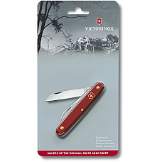 Ніж Victorinox Floral садовий 100мм/1функ/матовий червоний, блістер