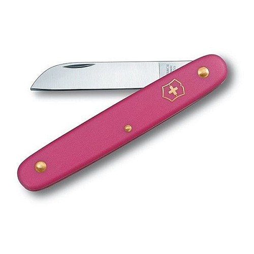 Ніж Victorinox Floral садовий 100мм/1функ/матовий рожевий, блістер