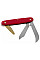 Ніж Victorinox Budding-Pruning 3 садовий 100мм/3функ/матовий червоний, блістер