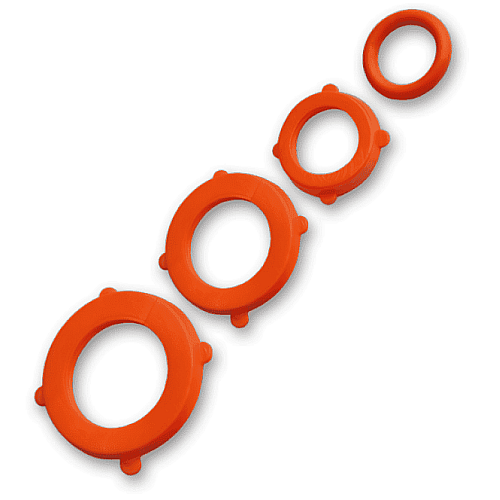 Комплект прокладок ORANGE - 4х6шт, BLACK LINE, ECO-UO424