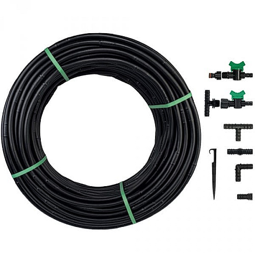 Комплект з крапельної трубкою 50 м, WATER FLOW DRIP, DSWWF50-SET2