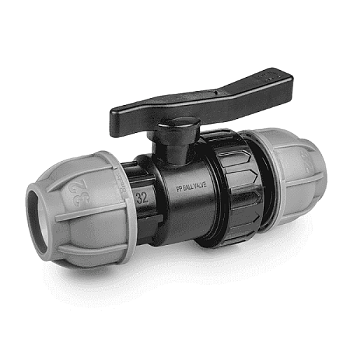 Кран для труб PE 25 мм, PN10, DSRA10V2525.