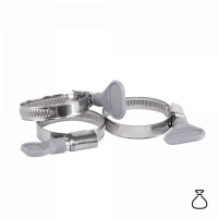 Хомут червячный нержавеющий BRADAS, с бабочкой, 12-20мм, BSGRIP 12-20/9L