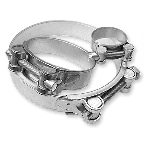 Хомут силовий одноболтовий, RGBS, W1, 122-130/24 мм, RGBS126/ 24