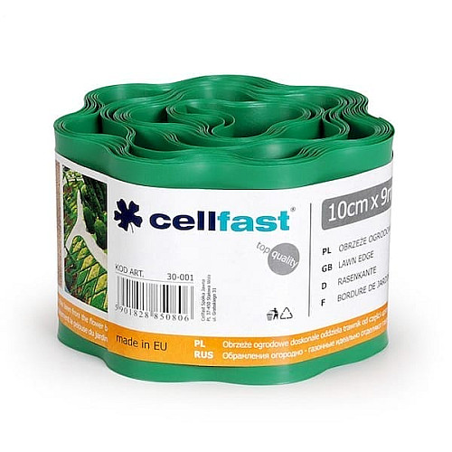 Газонный бордюр Cellfast зеленый 10 см*9 м Польша 30-001H